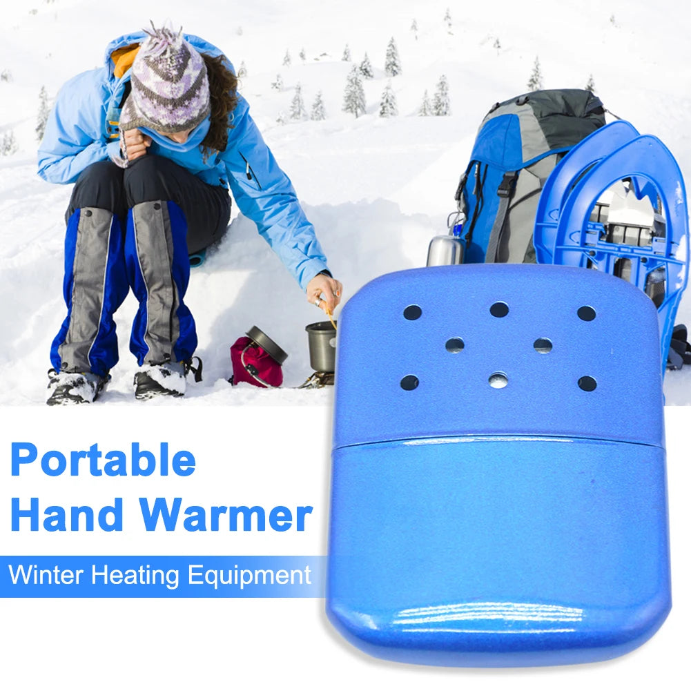Apwikoger Refillable Catalytic Fuel Hand Warmer Portable Reusable Metal Alloy