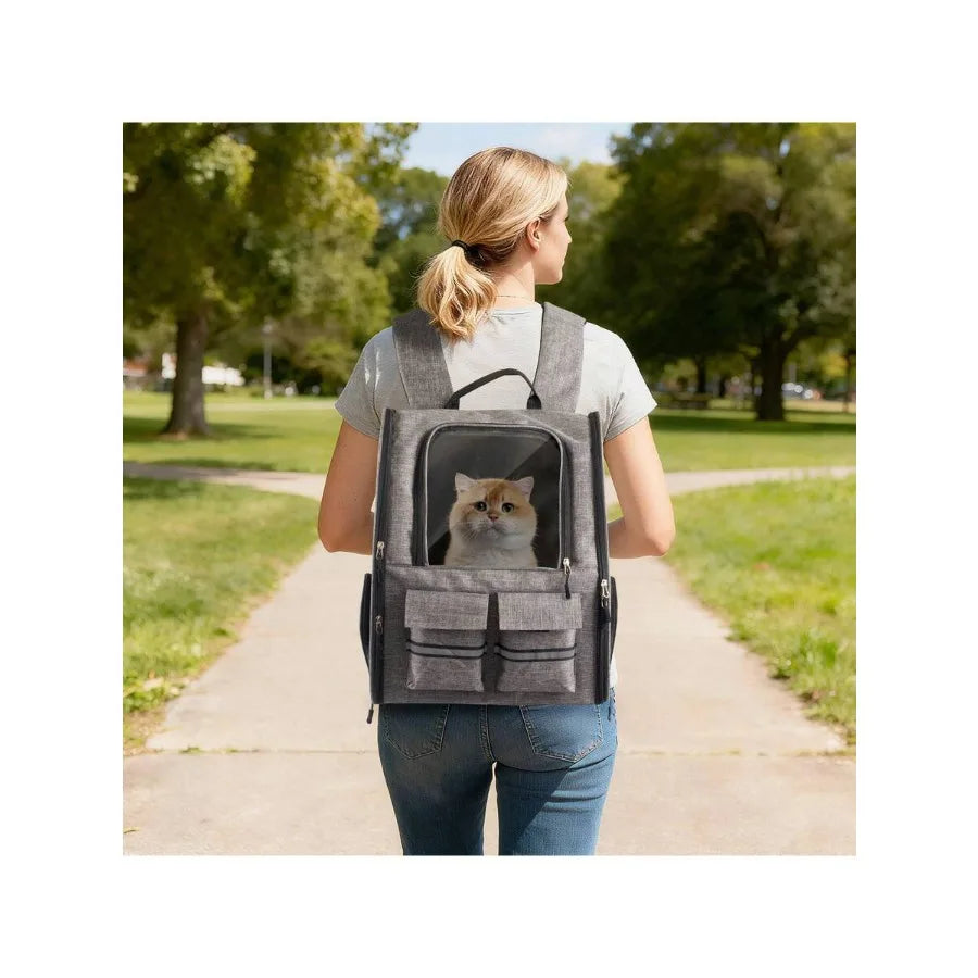 2in1 Trolley Cat Carrier With Wheels Airline Approved