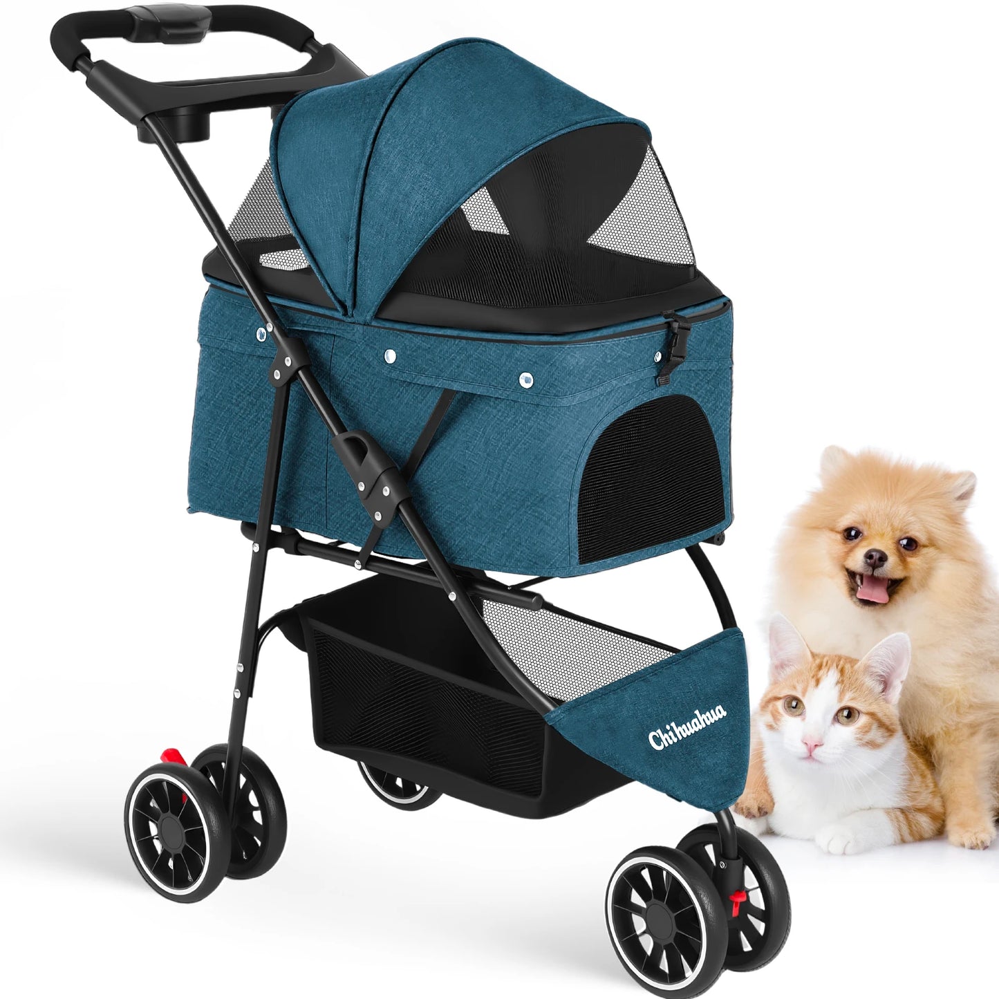 CHIHUAHUA Pet Stroller For Small And Medium Cats And Dogs