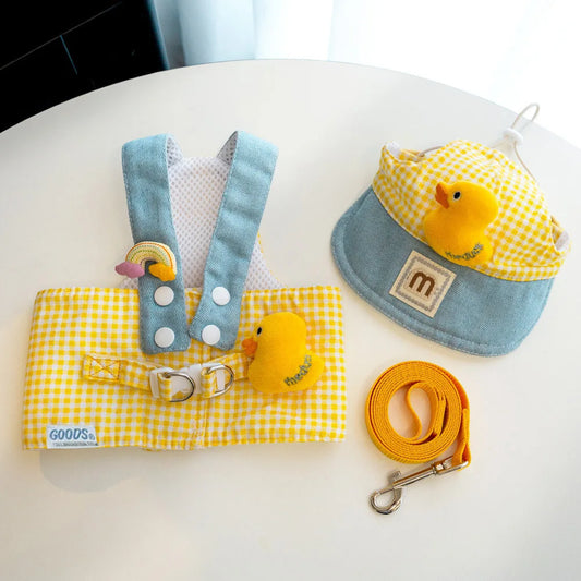 Duck Frog Spring Summer Pet Harness Set