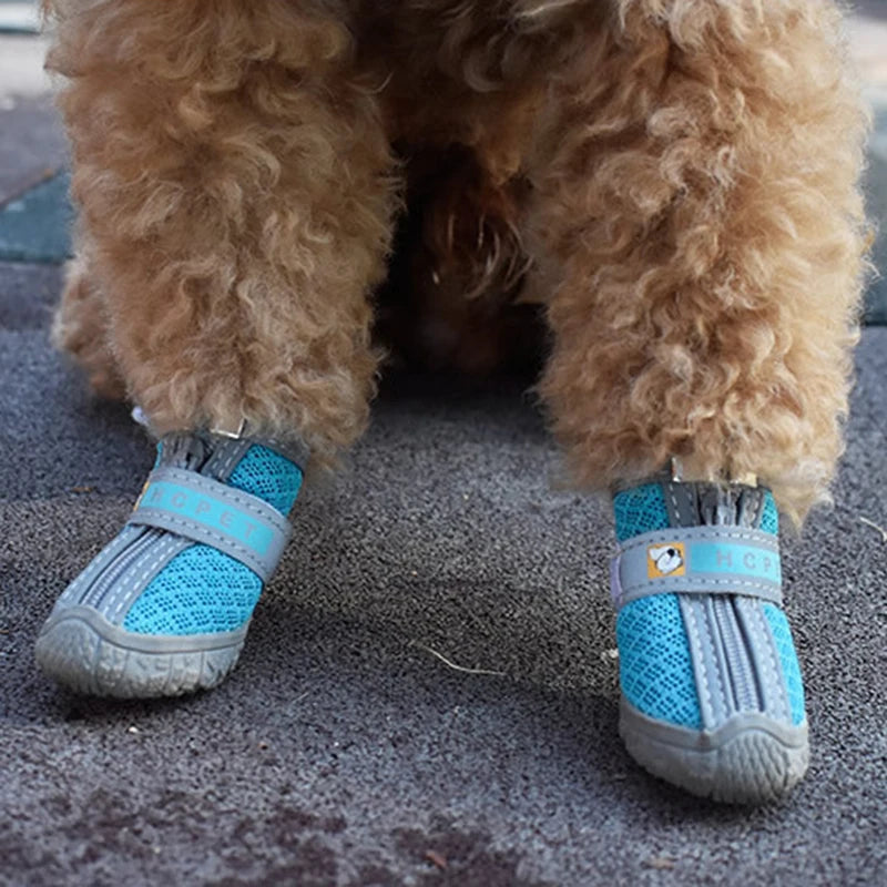 Hobbaggo Non Slip Breathable Dog Shoes With Warm Protection