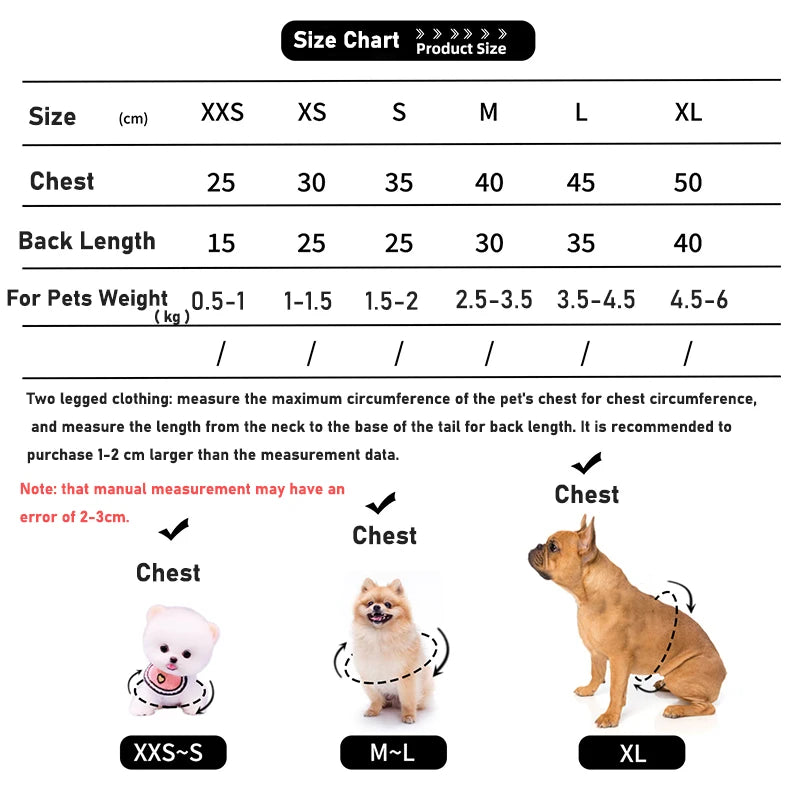 KaJiPet Soft Flannel Winter Vest For Small Dogs And Cats