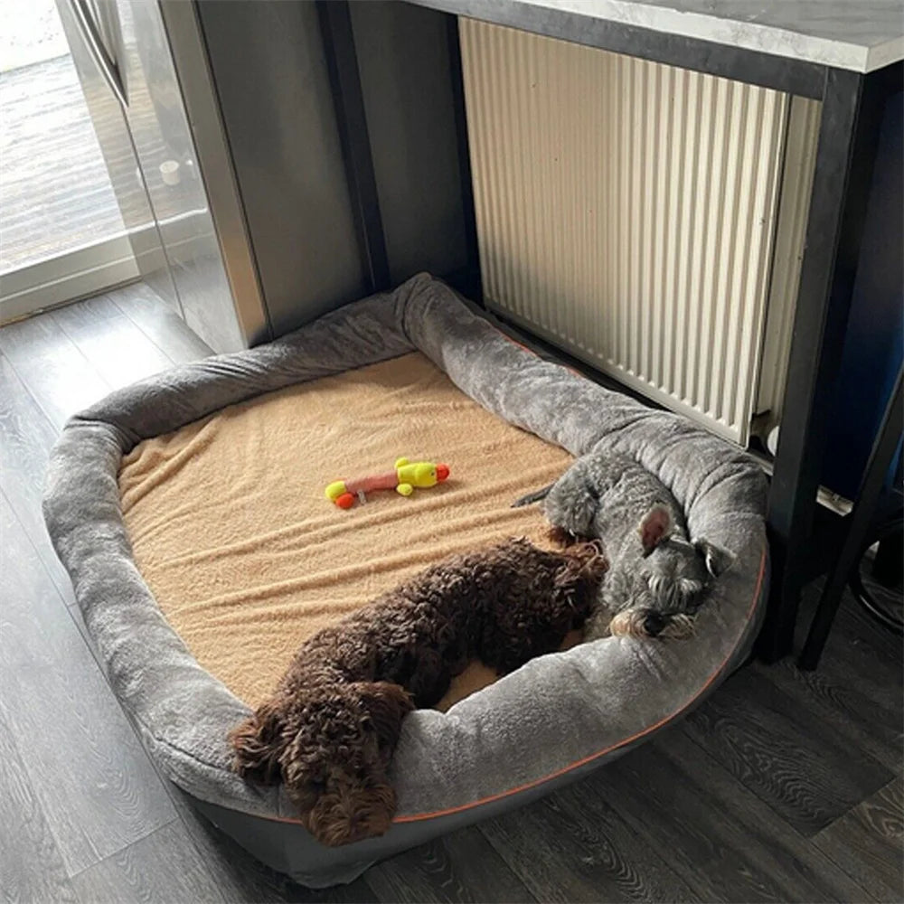 BORWART Orthopedic Memory Foam Dog Bed With Removable Cover