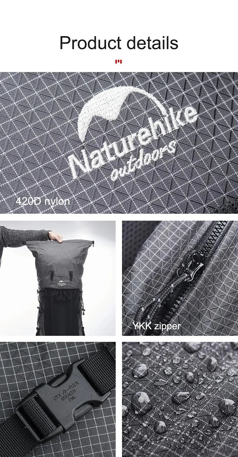 Naturehike Rock Outdoor Hiking Backpack With Rain Cover