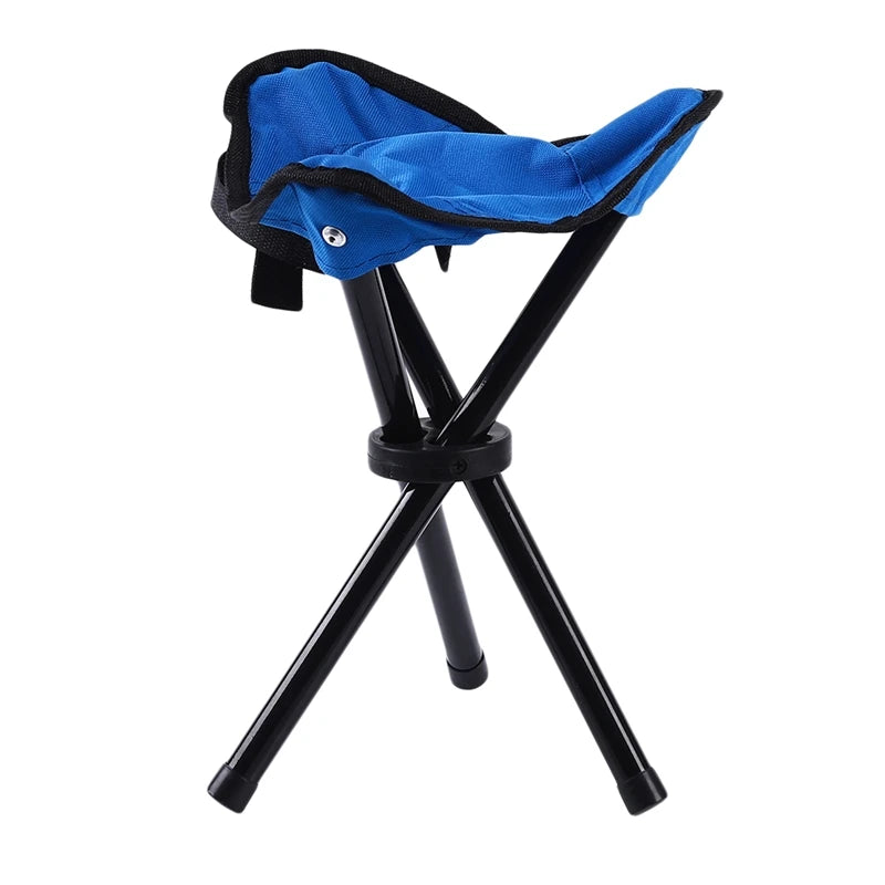 Outdoor Folding Triangular Stool For Camping Fishing And Beach