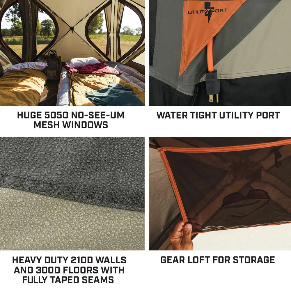 YTYIN Instant Pop Up Hub Tent for Camping and Family