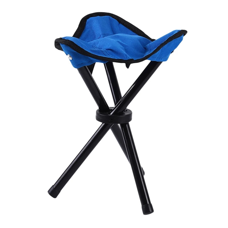 Outdoor Folding Triangular Stool For Camping Fishing And Beach