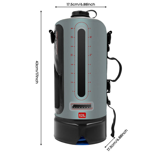 Bymaocar Portable Camping Shower Bag Foldable Solar Water Bag Outdoor