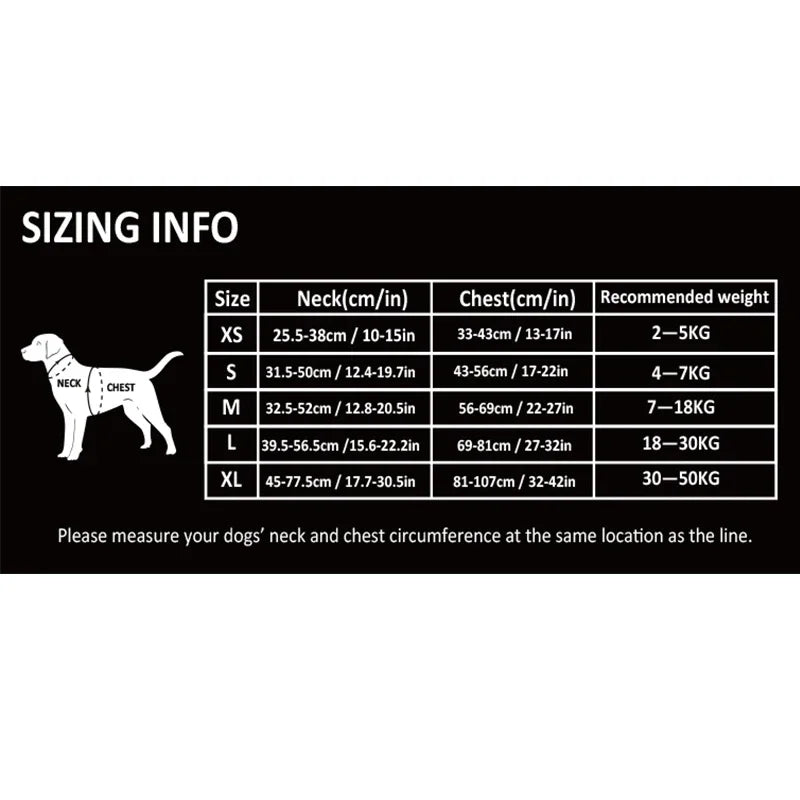 TRUELOVE Explosion Proof Dog Harness Camouflage Reflective Nylon