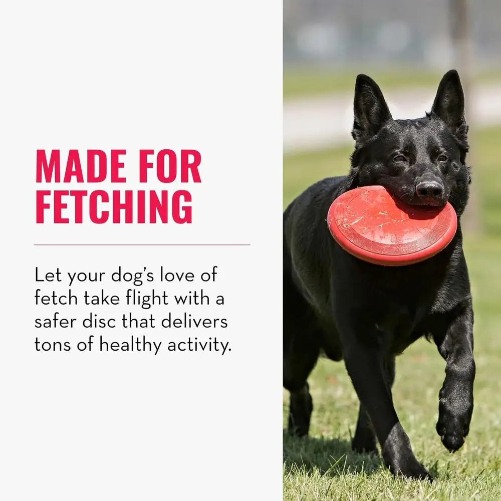 Durable Natural Rubber Disc Dog Toy For Medium And Large Dogs