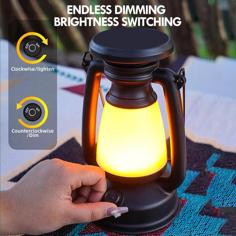 Charging Decoration Atmosphere Light Retro Horse LED Lantern