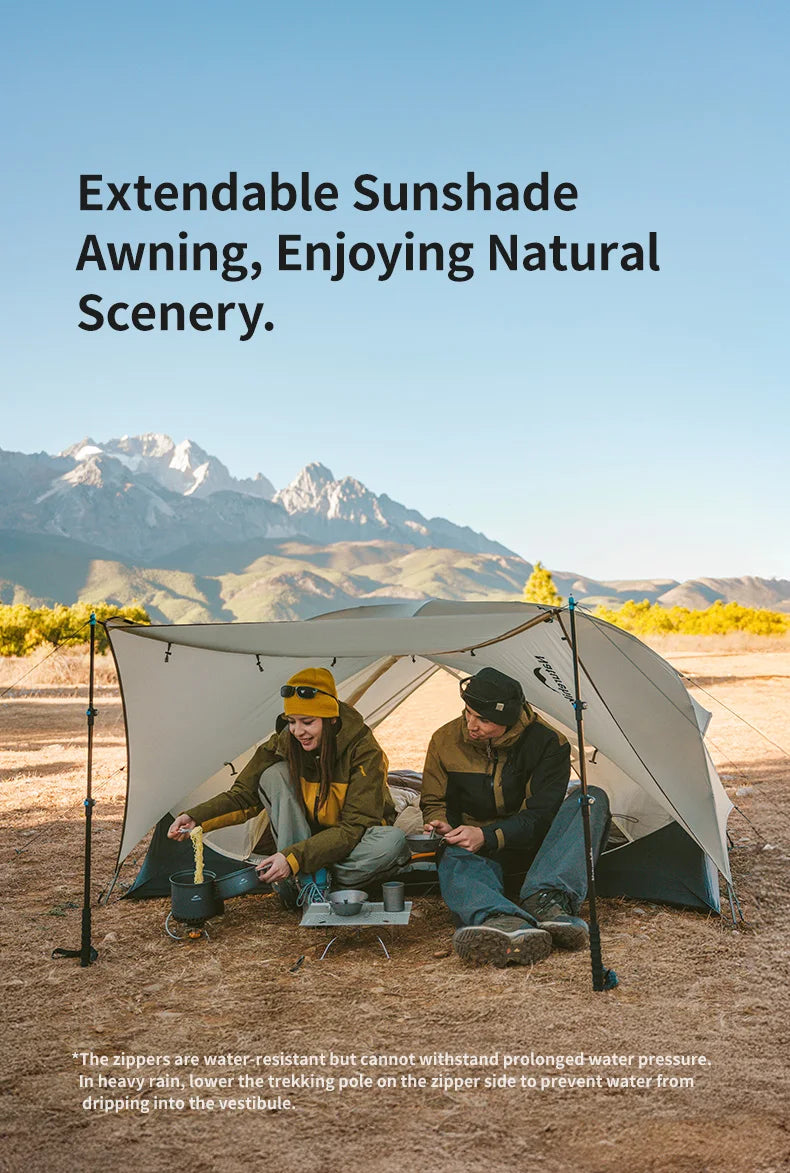 Naturehike Mongar Ultralight Backpacking Tent 15D Nylon Waterproof