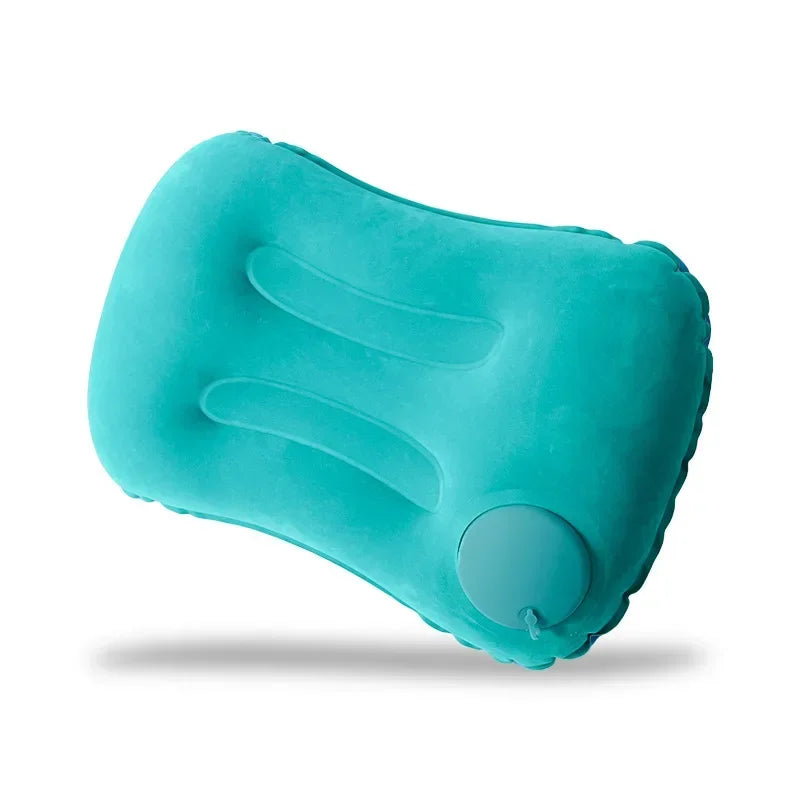 Portable Inflatable Pillow For Neck And Lumbar Support