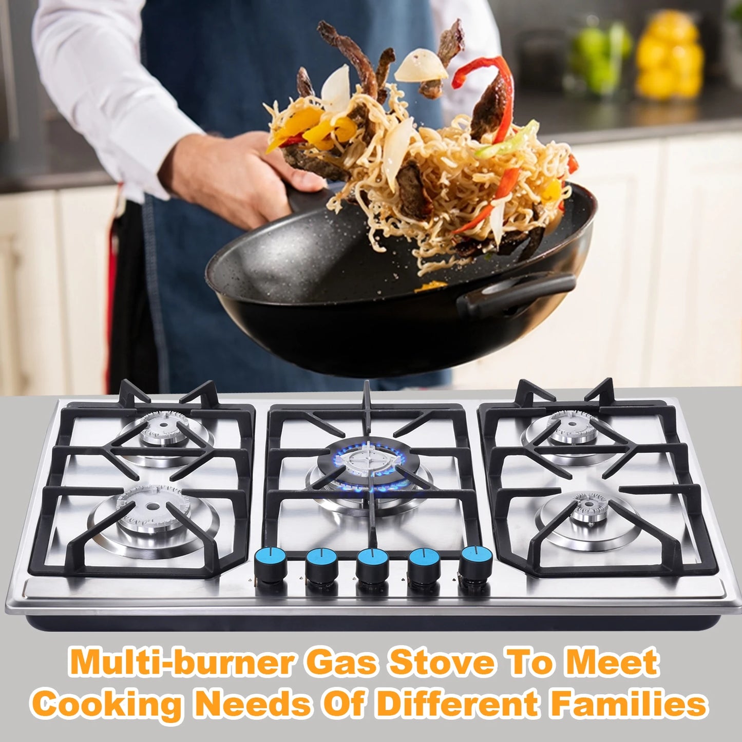 Fire Hole Indoor Propane Stove Portable With Auto Ignition