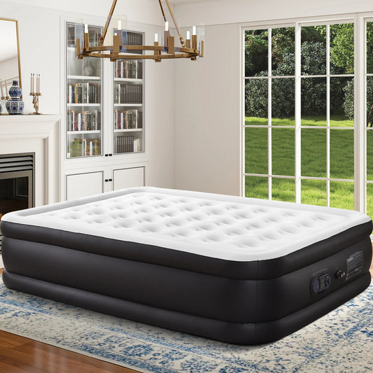 JHK Double Height Air Mattress With Non-Slip Bottom 660 Lb