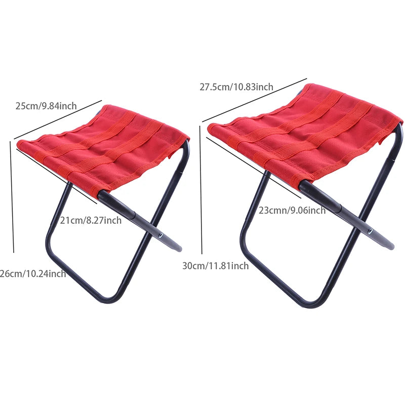 Portable Aluminum Outdoor Folding Chair With Carry Bag For Camping