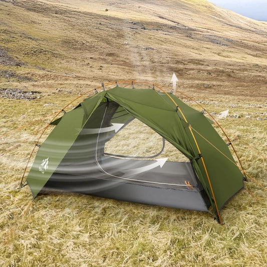 Night Cat Two Person Backpacking Tent Double Layers Waterproof Ultralight - Paws and Pro's Outfitters