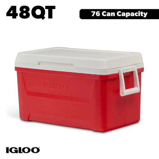 Hard Sided Ice Chest Cooler Durable Insulated Portable For Outdoors