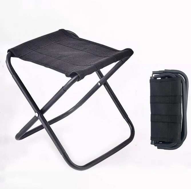 Portable Aluminum Outdoor Folding Chair With Carry Bag For Camping