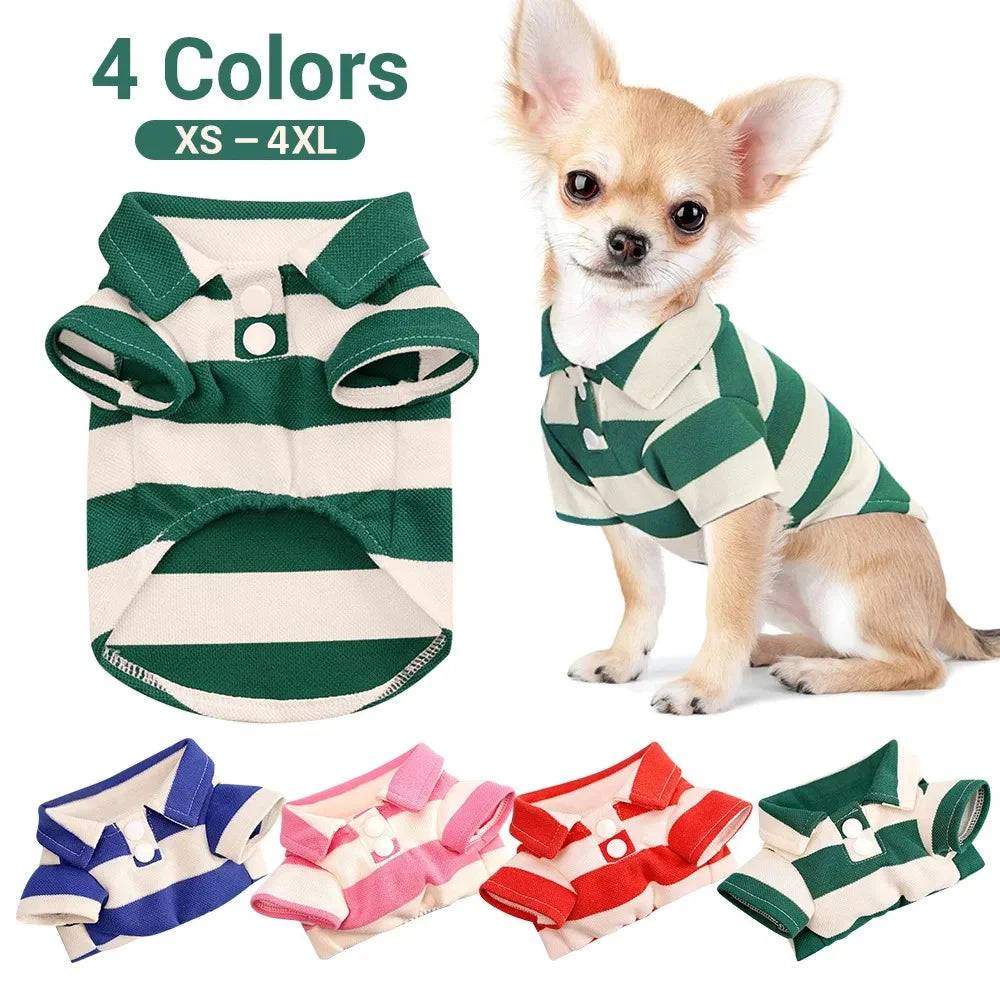 Cotton Blend Universal Dog Shirt Summer Tee For Dogs