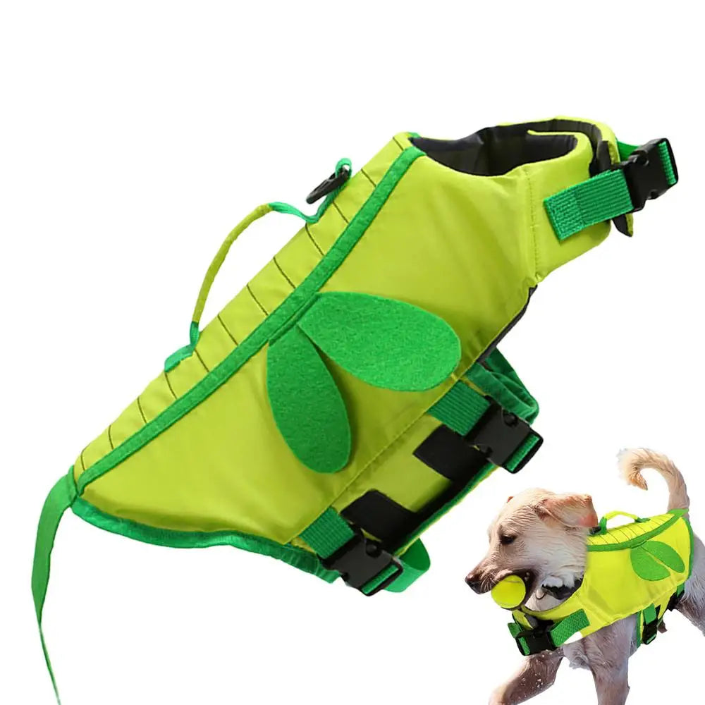Dog Life Vest For Boating Ripstop Waterproof With Handle
