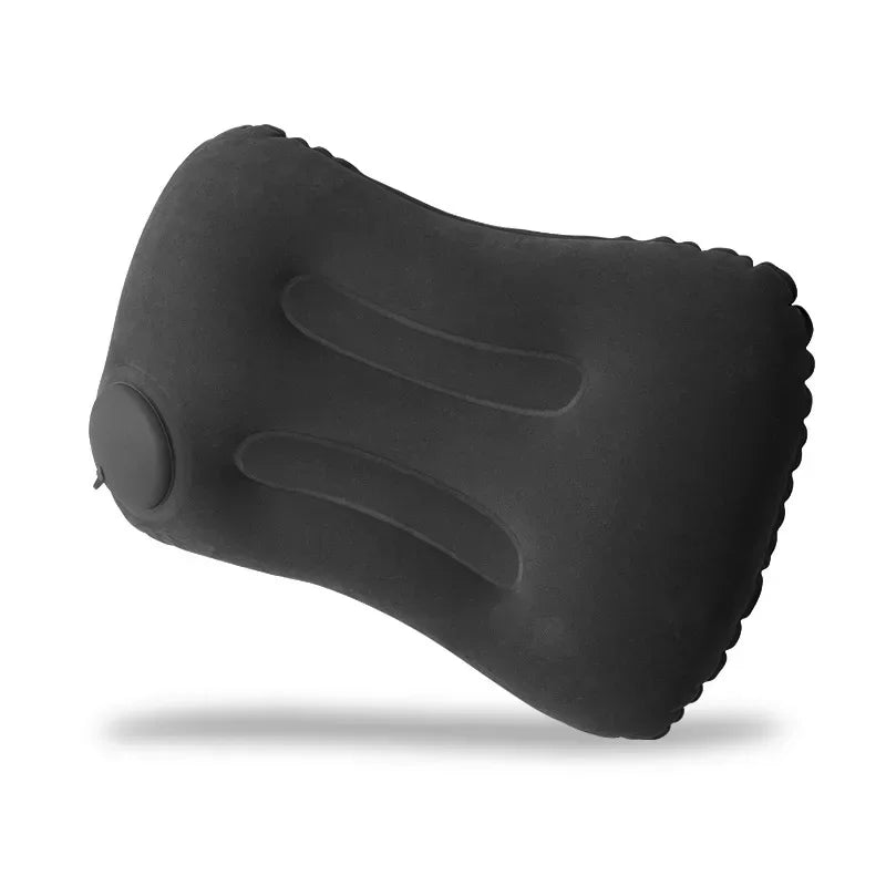 Portable Inflatable Pillow For Neck And Lumbar Support