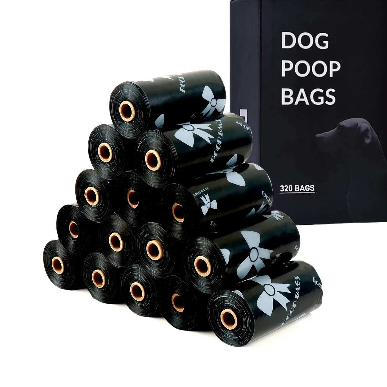 180 Count Super Thick Dog Poop Bags Leak-Proof For Pets