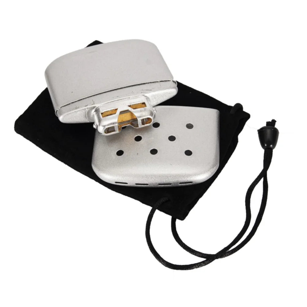 Apwikoger Refillable Catalytic Fuel Hand Warmer Portable Reusable Metal Alloy