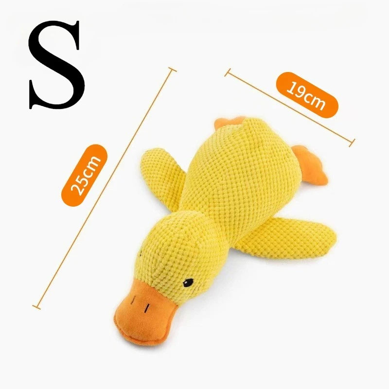 XMSJ Plush Duck Dog Toy With Quacking Sound