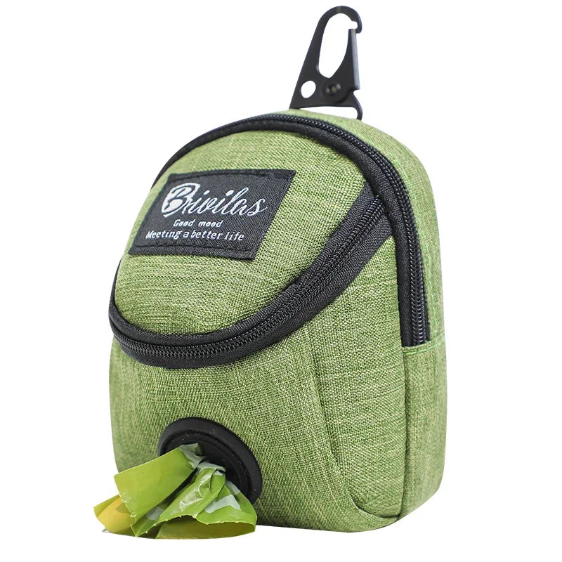 MOONBIFFY Portable Dog Training Treat Bag Dispenser Waist Pouch