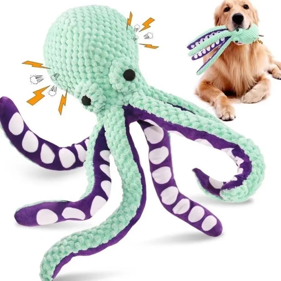 Dog Plush Calming Duck Toy Squeaky Chew for Puppies