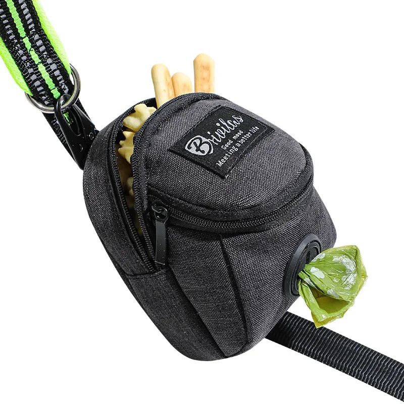 MOONBIFFY Portable Dog Training Treat Bag Dispenser Waist Pouch