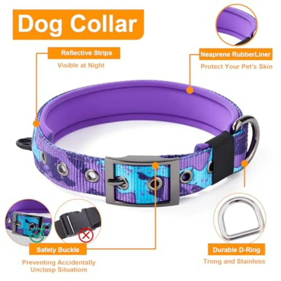 No Pull Dog Harness And Leash Set With Double Handle