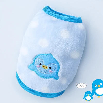 KaJiPet Soft Flannel Winter Vest For Small Dogs And Cats