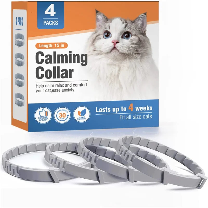 Dog Cat Calming Collar For Anxiety Relief Breakaway Quick Release