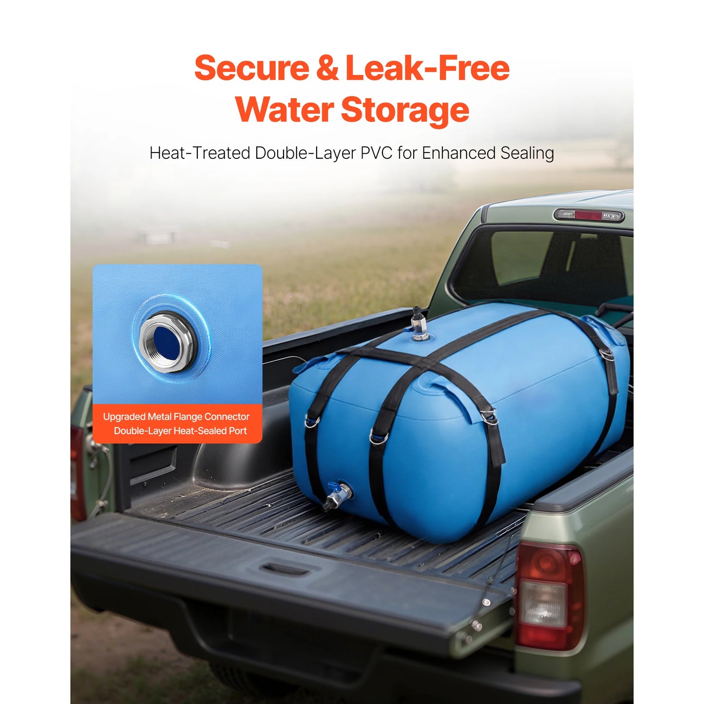 SucceBuy TPU Water Storage Bladder Portable Collapsible Bag For Camping