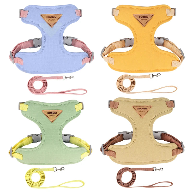 Breathable Puppy Harness And Leash Set For Small Pets