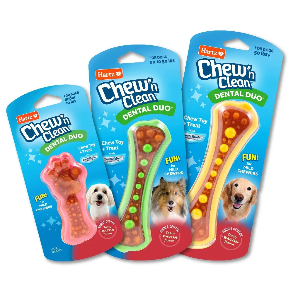 Durable Nylon Dog Chew Toy For Aggressive Chewers Dental Cleaning Bacon Flavor