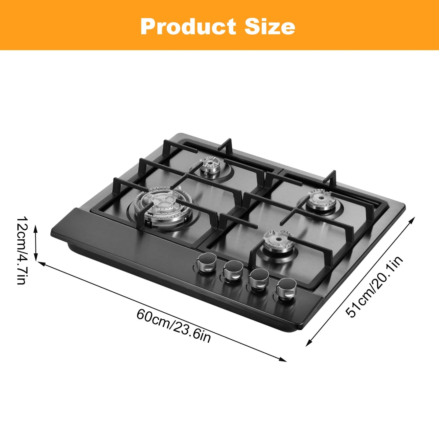 Fire Hole Indoor Propane Stove Portable With Auto Ignition