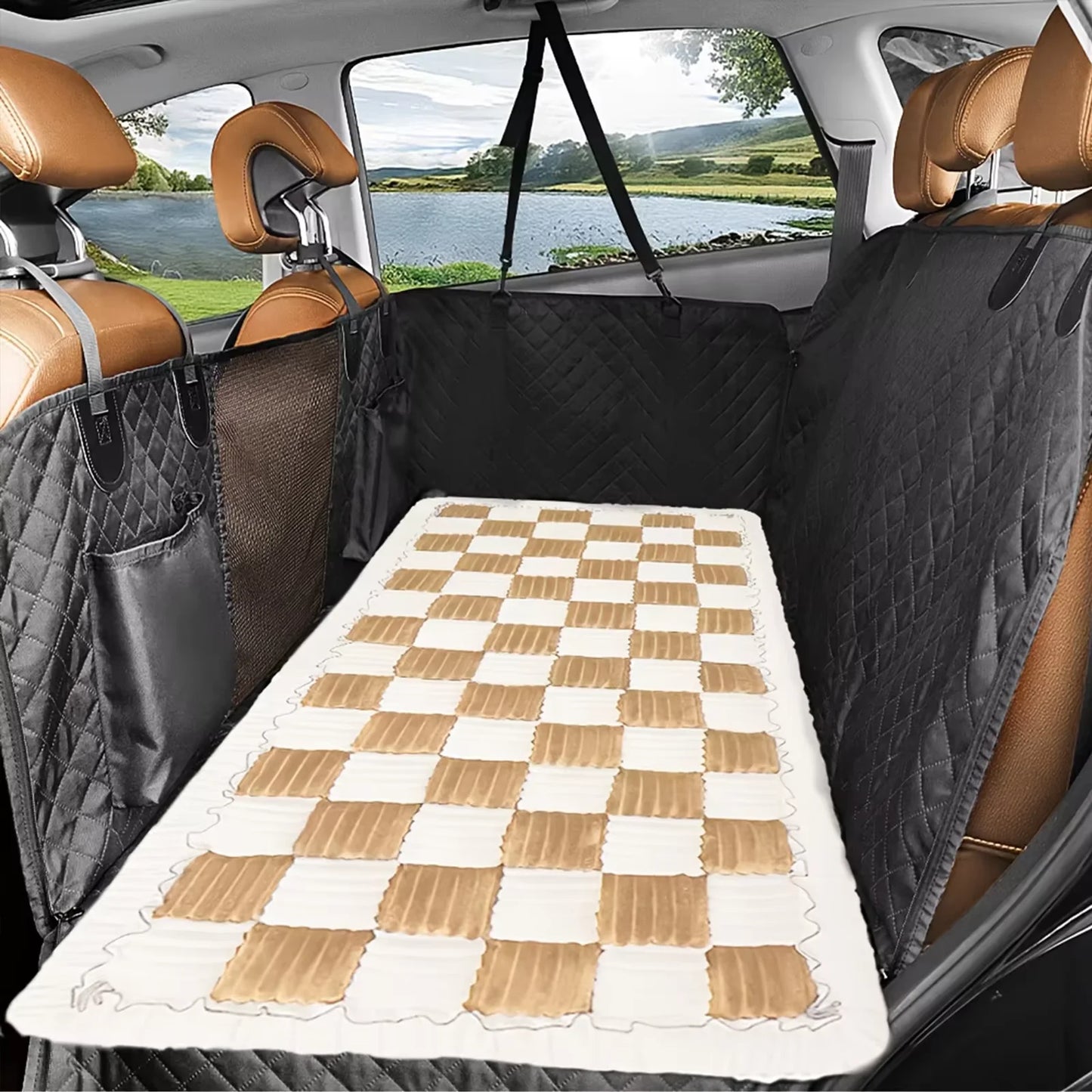 Dog Bed Warm Mat Anti Slip Car Seat Cover Cushioning