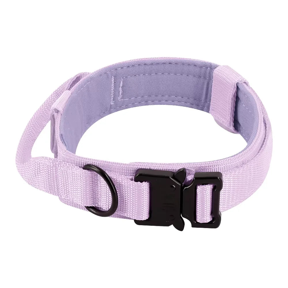 Dog Training Collar And Leash Set With Adjustable Control Handle