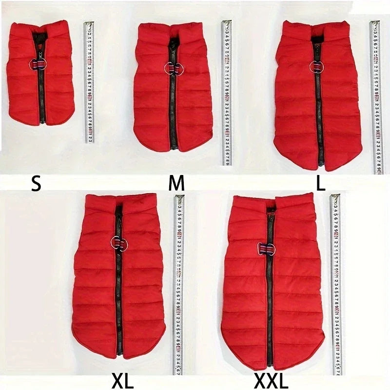 Winter Warm Dog Coat Jacket Padded Windproof For Dogs