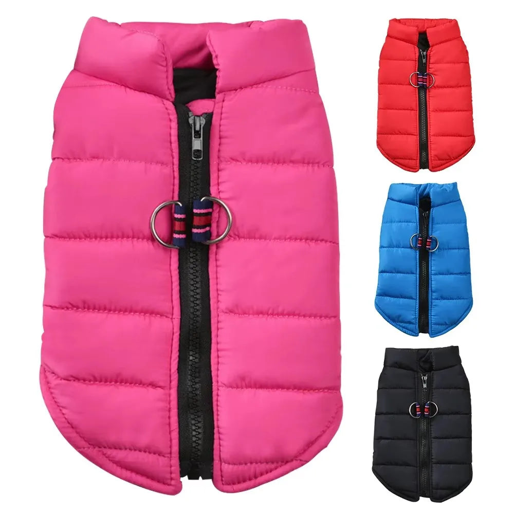 Winter Warm Dog Coat Jacket Padded Windproof For Dogs