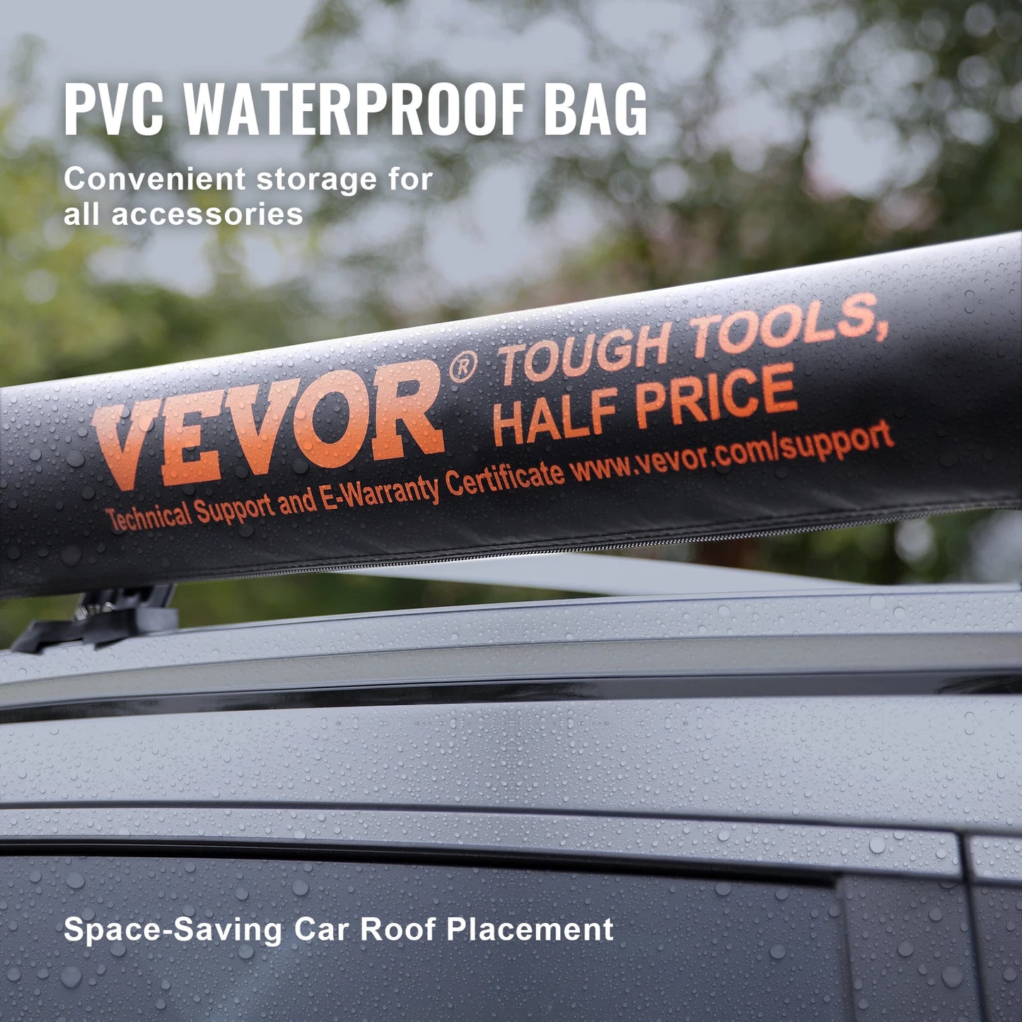 Vehicle Awning Retractable Car Side Awning With Waterproof Storage Bag