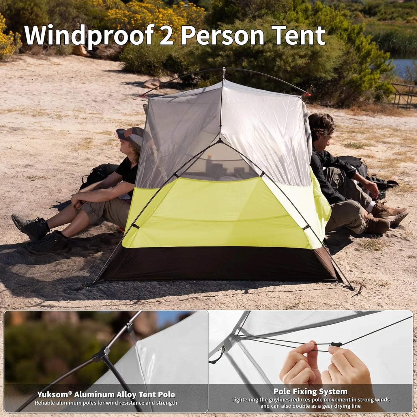 Naturehike Mongar BASE Camping Tent For 2 To 3 People
