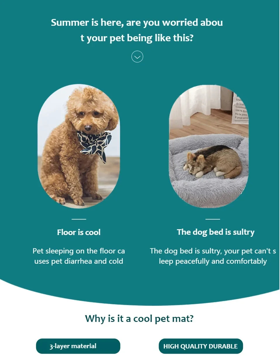 Dog Cooling Mat Self Cooling Pad For Pets Durable And Comfortable
