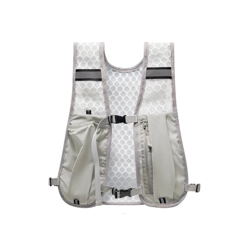 Lightweight Running Vest With Phone Holder Reflective Hydration Chest Pack