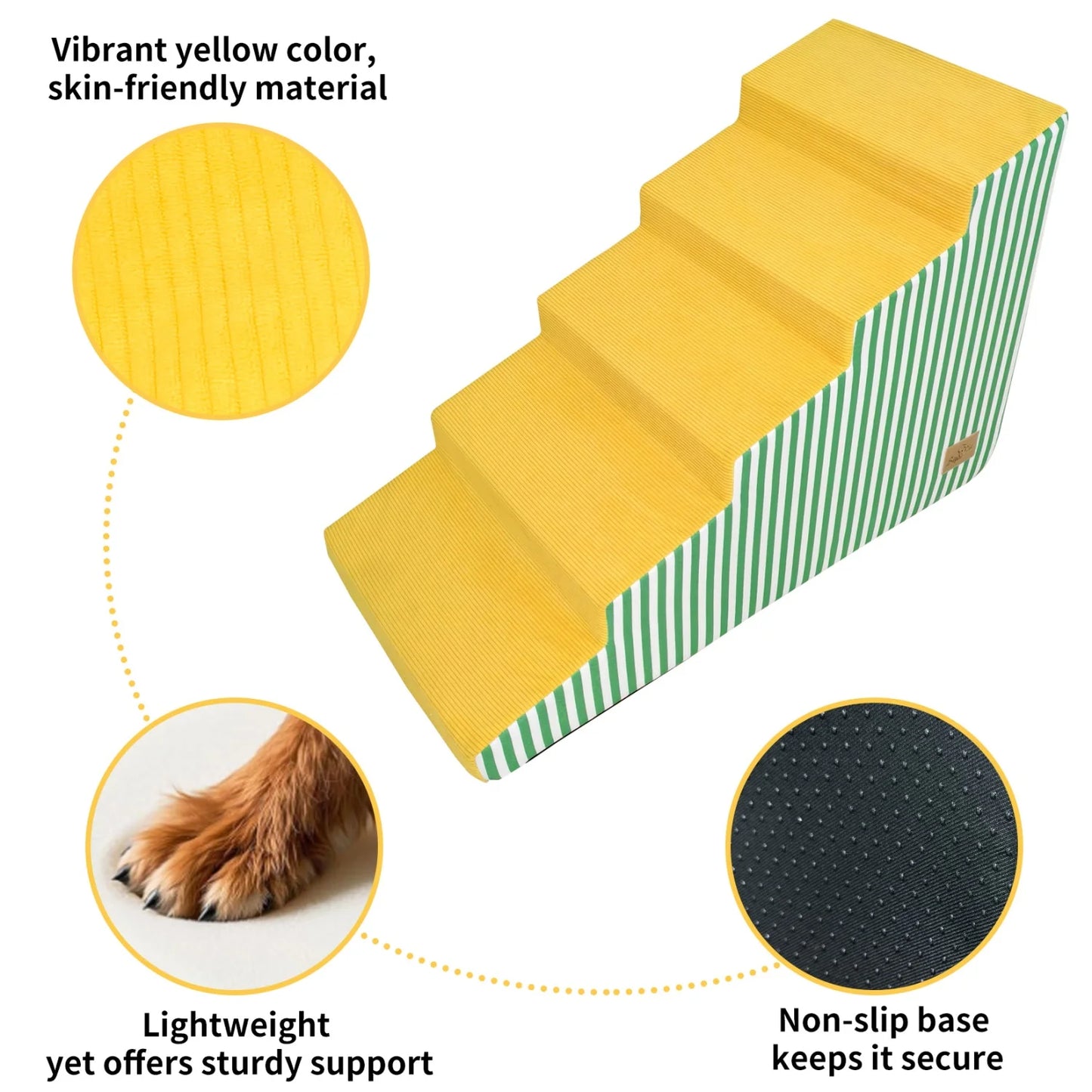 Dog Bed And Sofa Stairs With High Density Foam Ramp
