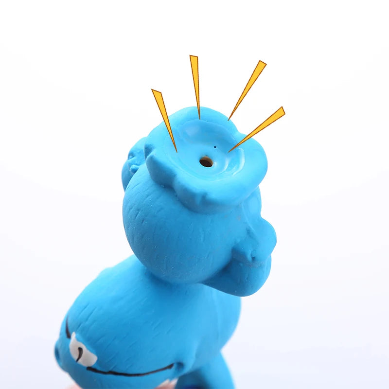 Naughty Rabbit Latex Dog Chew Toy Durable Rubber Squeaker