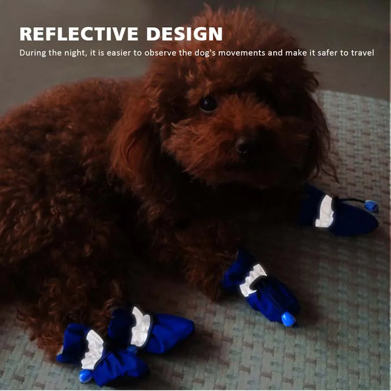 Waterproof Antiskid Soft Sole Puppy Dog Boots Winter Protection